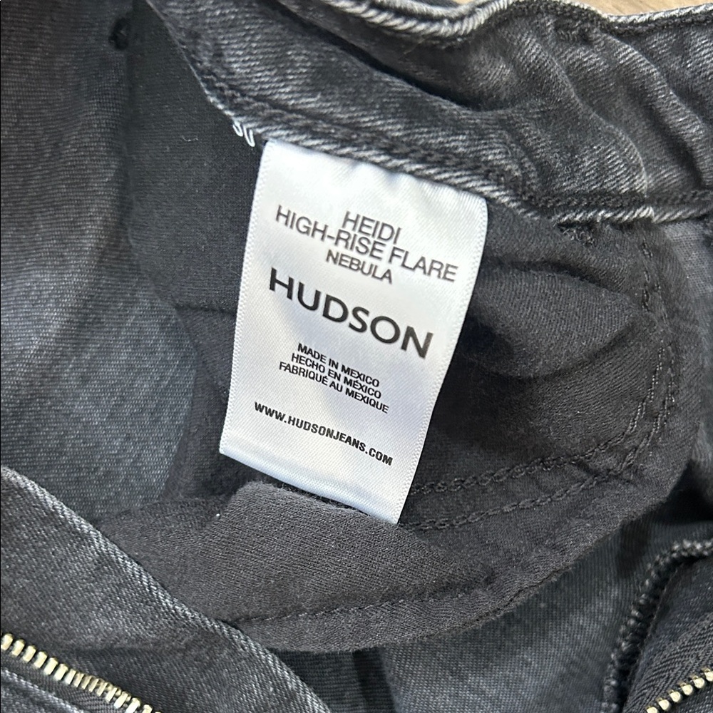 Hudson Jeans Black Flare Women's Denim - Picture 4 of 8